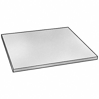 Aluminum Plate 2024 8 in Overall L MPN:SB-2024-0250-08-08