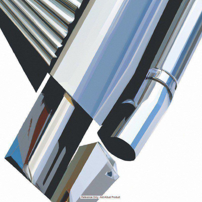 Aluminum Rectangle Tube 24 in Overall L MPN:13538_24_0