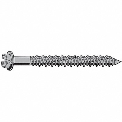 ConcSrw HexWshSlot S 1/4 D 1-1/4 L PK100 MPN:U70525.025.0125