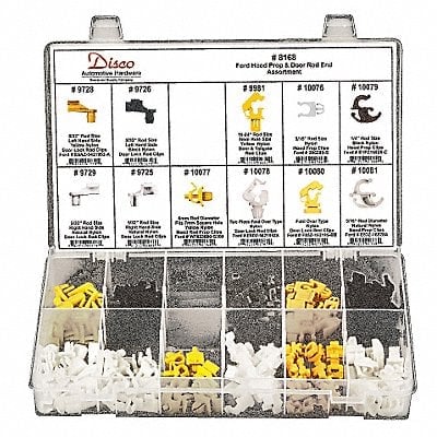 Ford Hood Prop  Rod End Asst 100 Pc MPN:8168