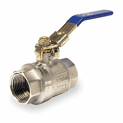 CP Brass Ball Valve Inline FNPT 1/4 in MPN:107-821-CL