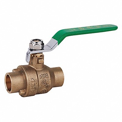 Ball Valve Low-Lead Brass 1/2 in C x C MPN:107-843NL