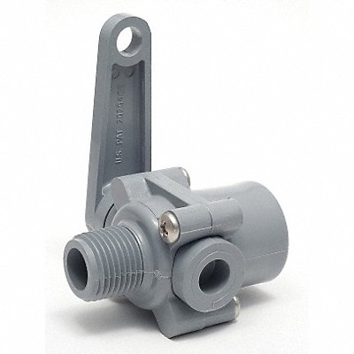 PVC Ball Valve Inline FNPT x MNPT 1/2 in MPN:2270790