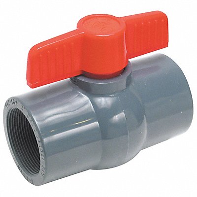 PVC Ball Valve Inline FNPT 3/4 in MPN:32H955