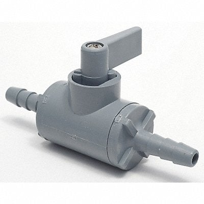 PVC Ball Valve Inline Barb x Barb 3/8 in MPN:3997990