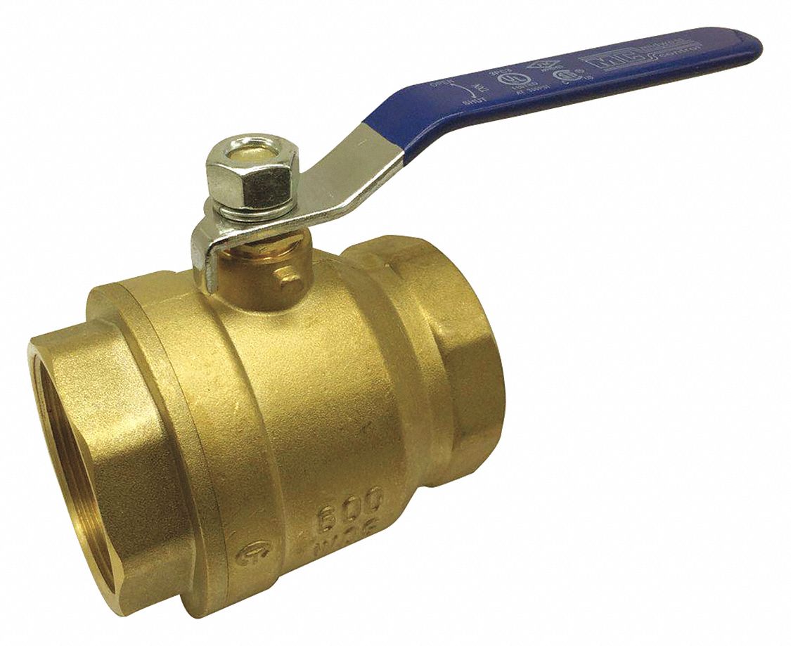 Brass Ball Valve Inline FNPT 1 MPN:G-F600-100