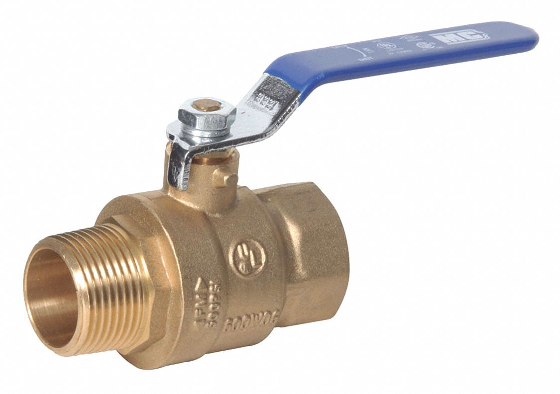 Brass Ball Valve FNPT x MNPT 1/4 MPN:G-MBB-25