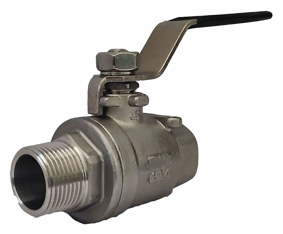 SS Ball Valve FNPT x MNPT 1 MPN:G-SSVM-100NLH