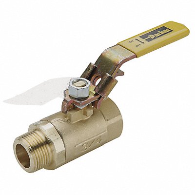 Ball Valve 1/4 in Inline Brass MPN:XVP501P-4