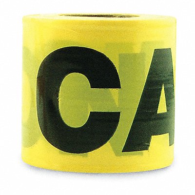 Barricade Tape Caution Yellow 3in MPN:16100