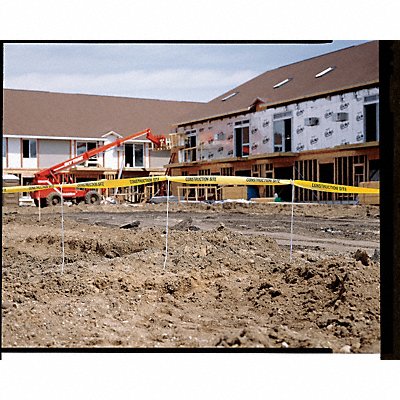 Barricade Tape Red/White 1000 ft x 3 In MPN:3 X 1000'L-4 MIL