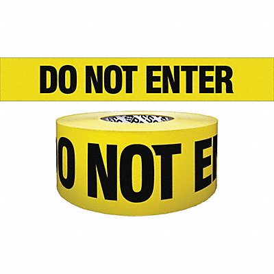 Barricade Tape Yellow/Black 1000ft x 3In MPN:B3104Y1828-200