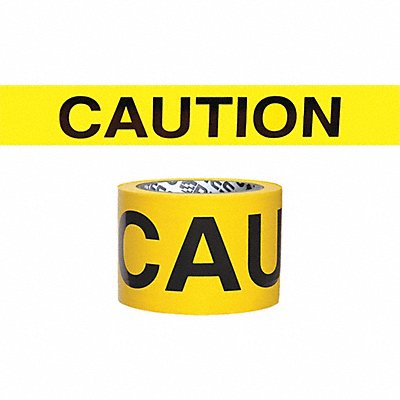 Barricade Tape Yellow/Black 200ft x 3 In MPN:B323Y16-200