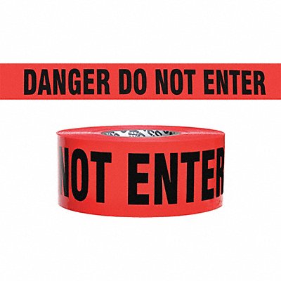 Barricade Tape Black/Red 500 ft x 3 MPN:B354R10-200