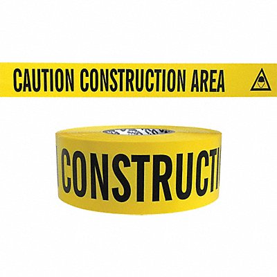 Barricade Tape Yellow/Red 500 ft x 3 In MPN:B354Y2-200