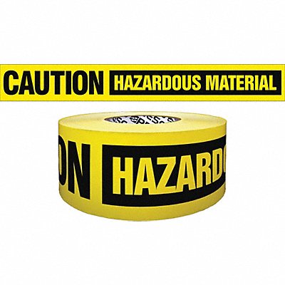 Barricade Tape Yellow/Black 500ft x 3 In MPN:B354Y4437-200