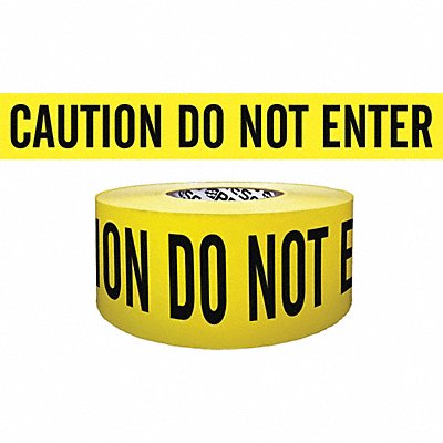 Barricade Tape Yellow/Black 500ft x 3 In MPN:B354Y9-200