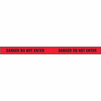 Barricade Tape Red/Black 180 ft x 2 In MPN:BLACK ON RED 2IN X60