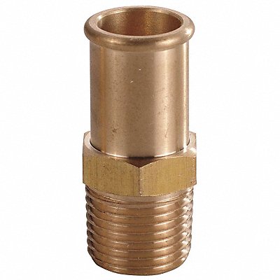 Beaded Fitting Brass 3/4 NPTx3/4 Barb MPN:6AFK4