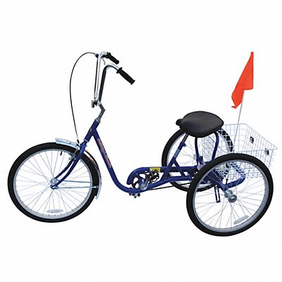 Tricycle 250 lb Cap. Blue 24 Wheel MPN:IBIKE-3-DC-B