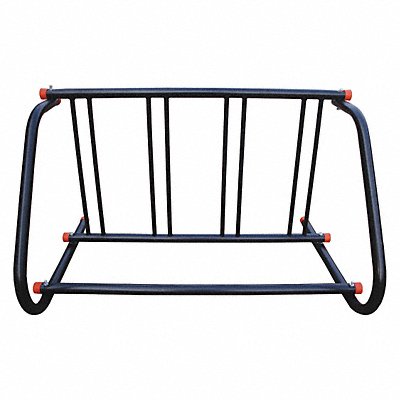 Bike Rack Black 49-5/8 in L 4-Bike MPN:45MK35