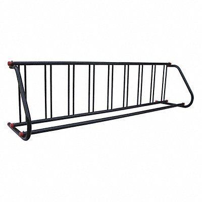 Bike Rack Black 112 in L 9-Bike MPN:45MK37