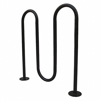 Bike Rack Black Steel 43-1/2 in 5-Bike MPN:45MK39