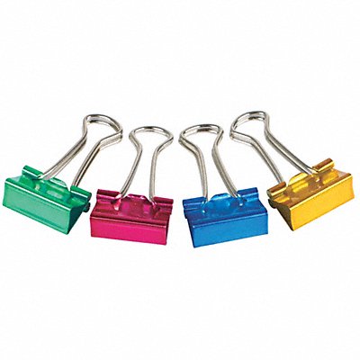 Binder Clip 3/4 In Metal Assorted PK40 MPN:2WFX5