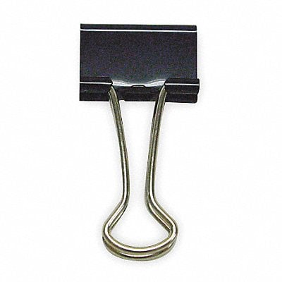 Binder Clip 1-1/4 In Metal Black PK24 MPN:2WFX6