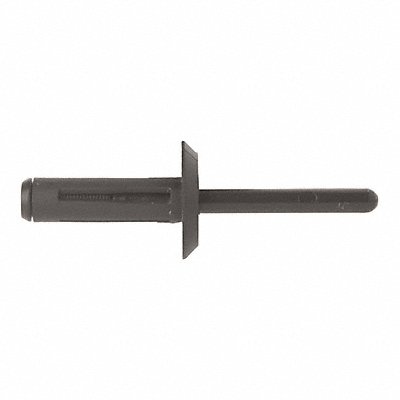 Blind Rivet Dome Blk Nylon 9/32 In PK25 MPN:1467PK