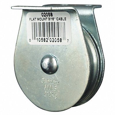 Pulley Block 600 lb Sheave OD 2 In. MPN:4JX69