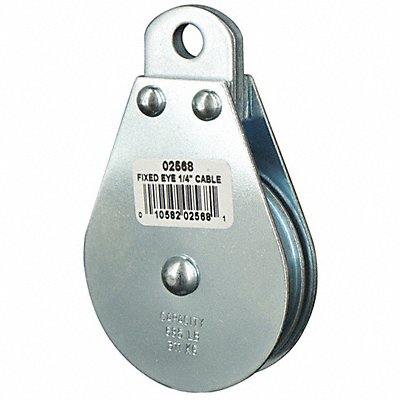 Pulley Block Fixed Eye 685 lb. MPN:4JX74