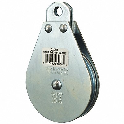 Pulley Block Fixed Eye 800 lb. MPN:4JX78