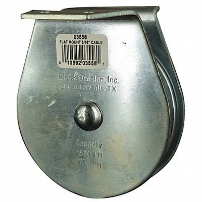 Pulley Block Sheave OD 3-1/2 In. MPN:4JX81