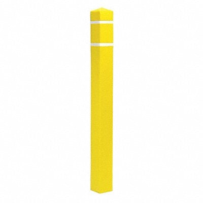 Post Sleeve 4-1/2x4-1/2 In 55In H Yellow MPN:SQ455YW