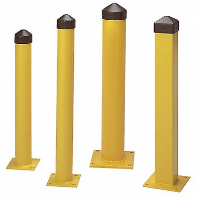 Bollard Concrete 5 24 in H Yellow MPN:1752