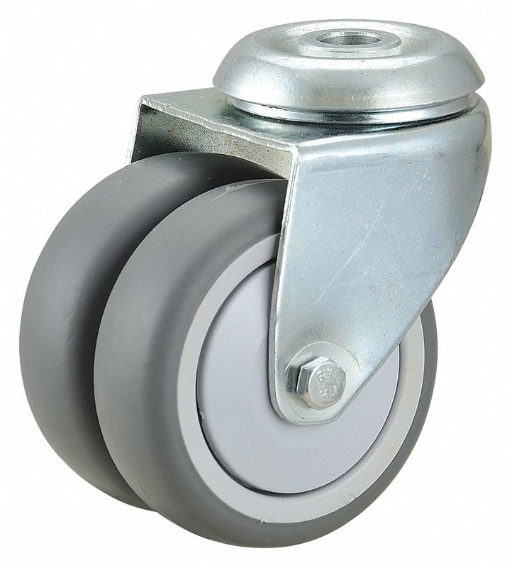 Low-Profile Easy-Turn Bolt-Hole Caster MPN:400K39