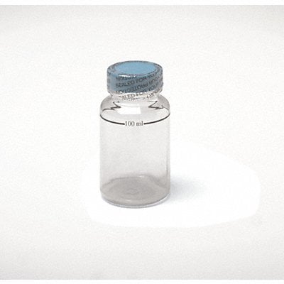 Coliform Bottle 120mL Plastic Wide PK100 MPN:3TRV3