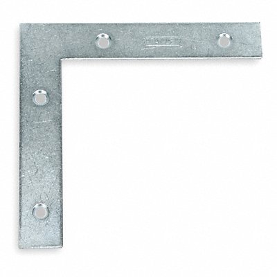 Flat Corner Brace Steel 7/8 In W MPN:1WDK9