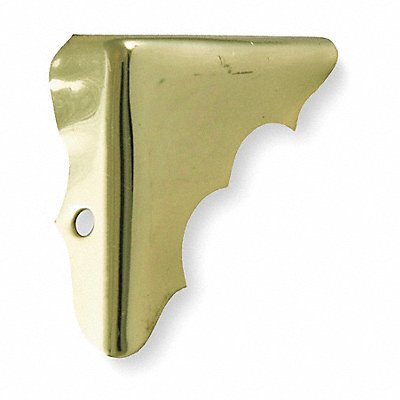 Corner Brace Brass 1 Hole PK4 MPN:1XMP3