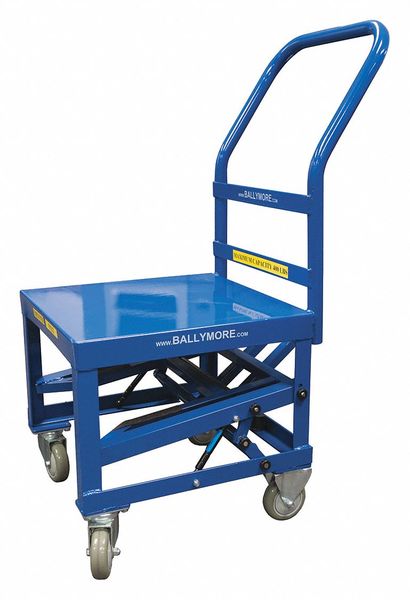 Utility Cart Blue Steel 400 lb 27 L MPN:BPCRT-B