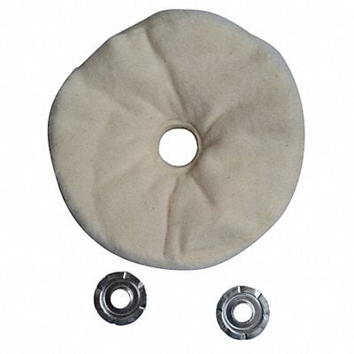 Buffing Wheel Loose Sewn 8 In Dia. MPN:12U086