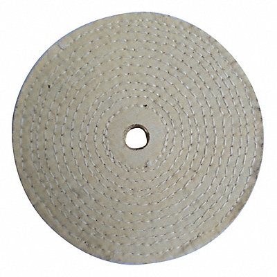 Buffing Wheel Spiral Sewn 6 In Dia. MPN:12U107