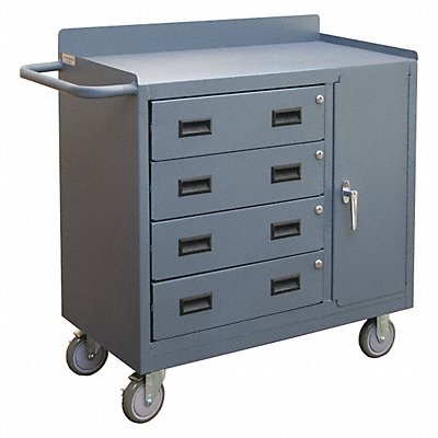 Mobile Cabinet Bench Steel 36 W 18 D MPN:2211A-LU-95