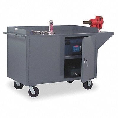 Mobile Cabinet Bench Steel 66 W 24 D MPN:3400-95