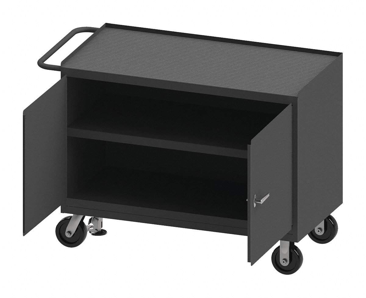 Mobile Cabinet Bench Steel 48 W 24 D MPN:3412-RM-FL-95