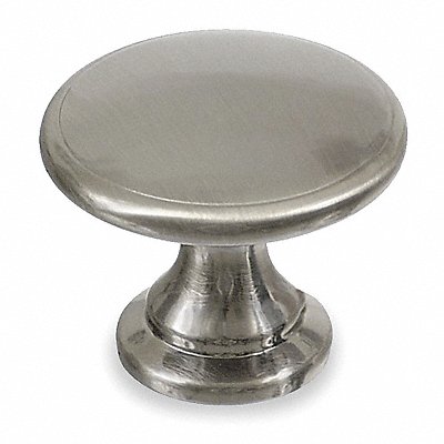 Round Cabinet Knob Zinc DieCast 1 3/4 L MPN:1WAJ5