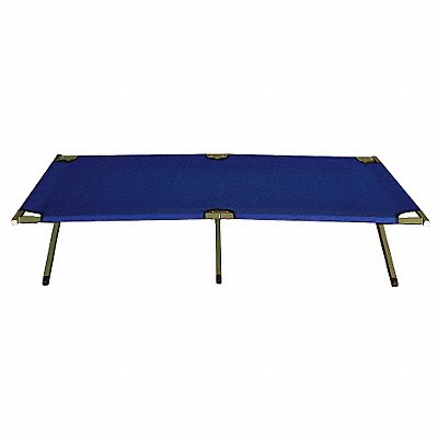 Kwik Folding Cot Blue 225 lb Capacity MPN:29TM93