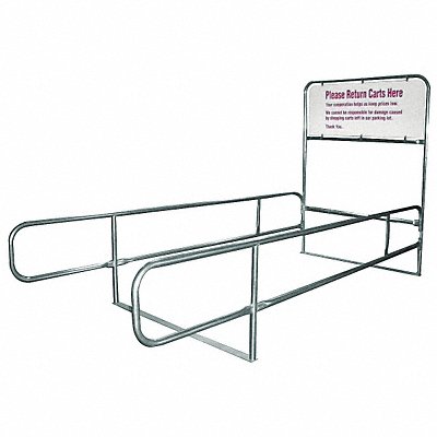 Cart Corral Double Wide 168 x 68 MPN:RWR-NAT-CC8030372