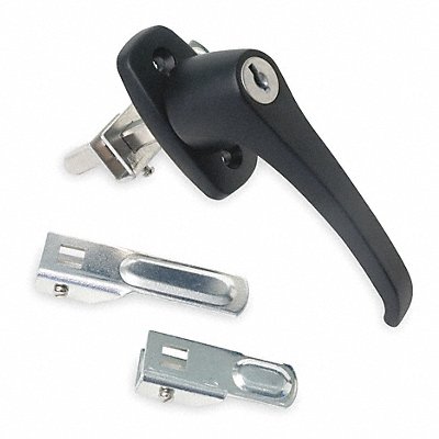 Cam Latch Keyed Black Powder Coated MPN:1XNZ7